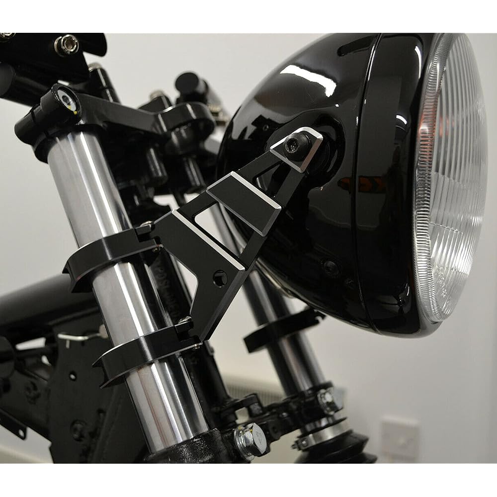 Headlight bracket 52-53mm with motorcycle folk clamp -CNC aluminum