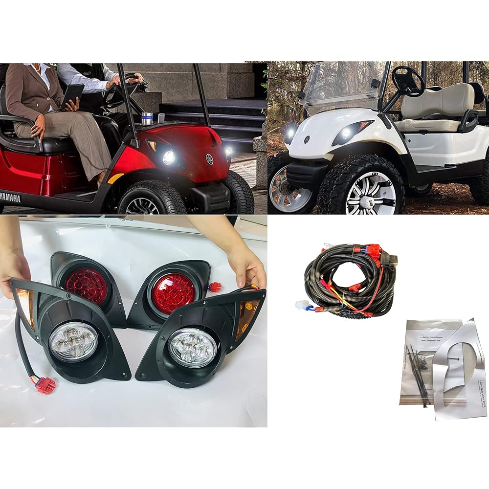 Golf Cart Yamaha LED Light Kit with LED Tail Light YAMAHA G29 DRIVE For 2007