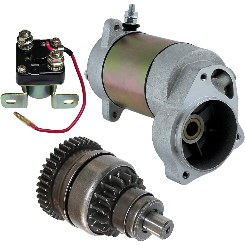 Caltric Starter Drive & Relay Solenoid fits Polaris Trail Blazer 250 1990-2003.