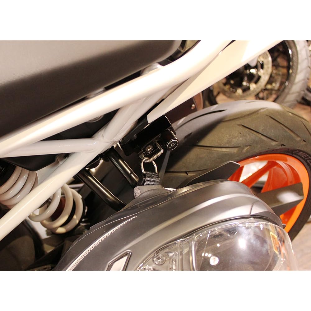 Kijima Motorcycle Helmet Lock Holder Black KTM Duke 390/250/125 2017~ KTM-05005