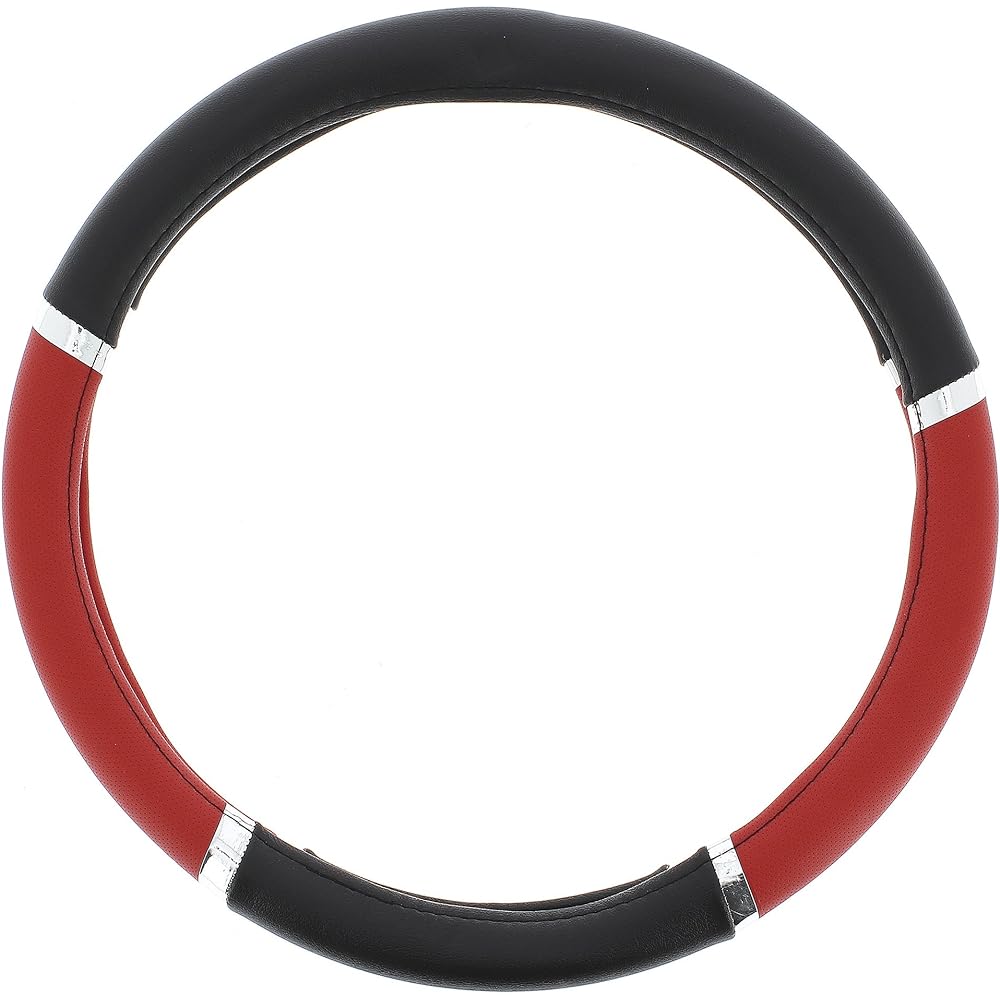 Sumex Speed PVC Steering Wheel Cover – Red/Black by SUMEX