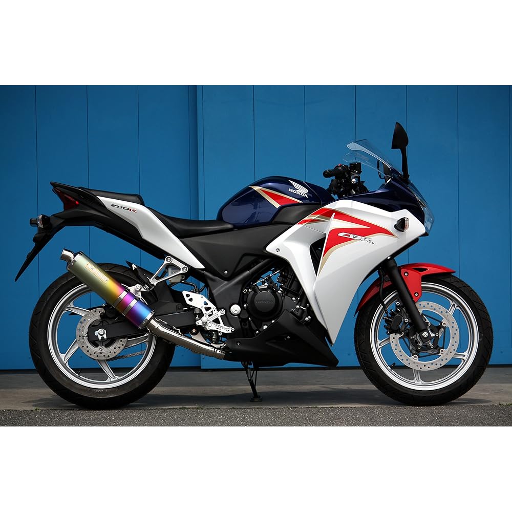 MORIWAKI Slip-on Muffler ZERO SS ANO (Anodized) CBR250R (11-13) 01810-LK1G8-00