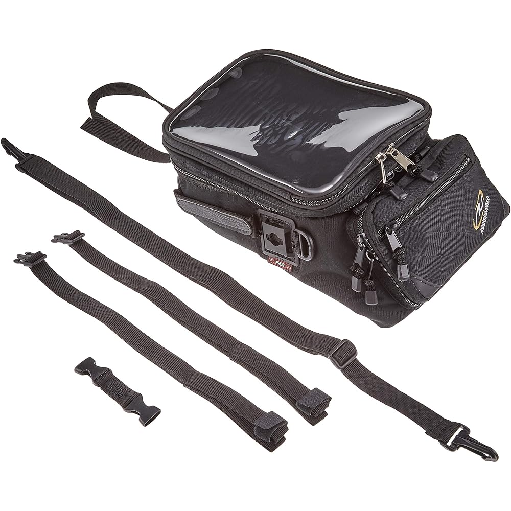 ROUGH&ROAD Tank Bag BWP (Bottom Waterproof) Tapered Tank Bag Black 10L W22XD34XH20cm RR9211