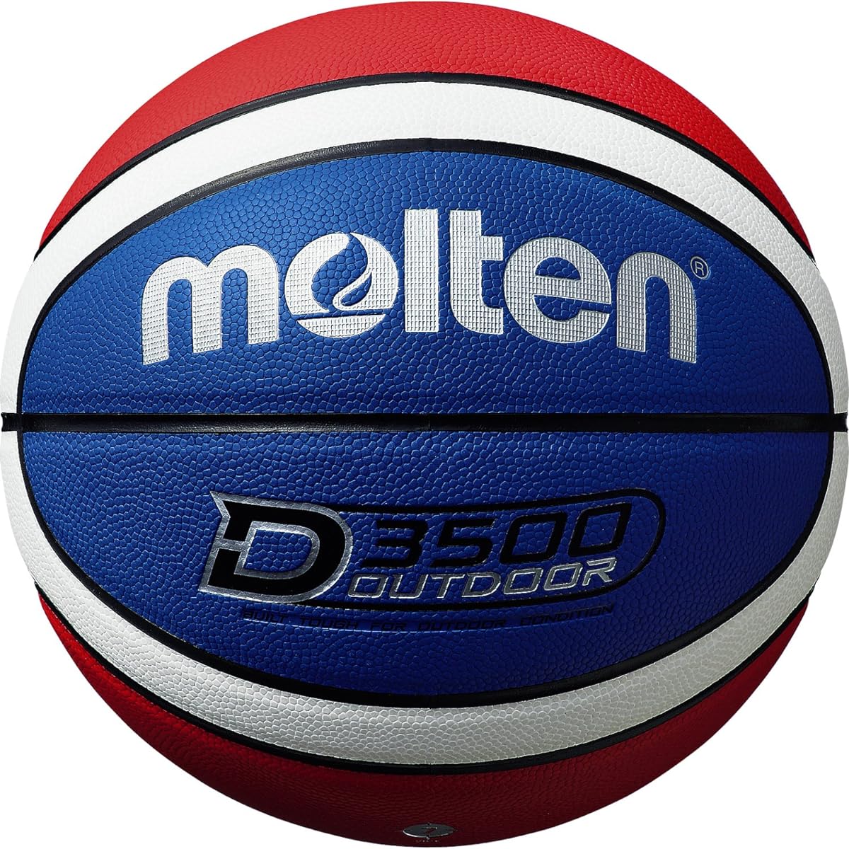 Molten Basketball D3500 B7D3500-C Blue x Red x White