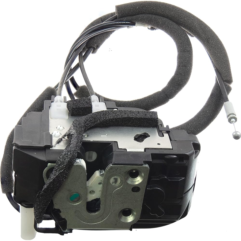 APDTY 048309 Door lock actuator with cable with Nissan Titan manual de arock (for replacement 80501-7S21A, 805017S21A)