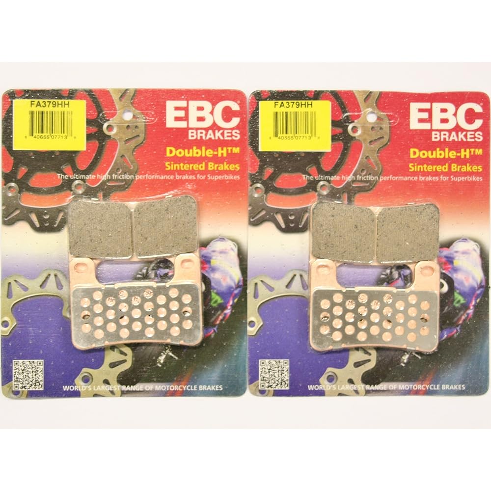 EBC sinter double H front brake pad (2 sets) 2004-2011 Suzuki GSX-R1000 / FA379HH