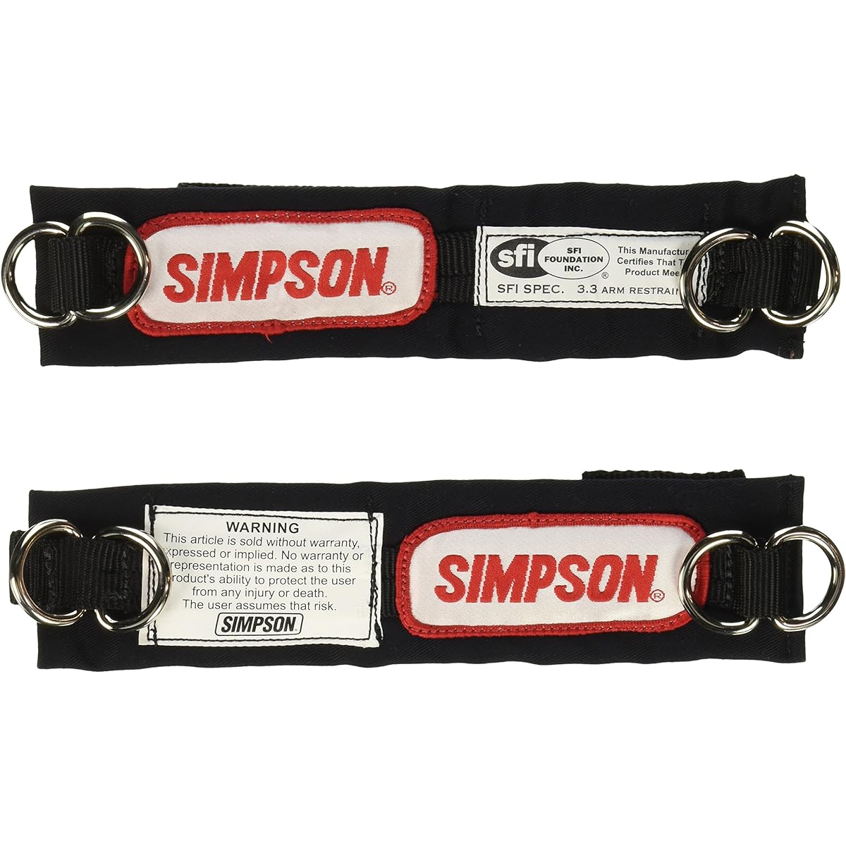 SIMPSON RACING 3600JBK Kids Arm restraint Black