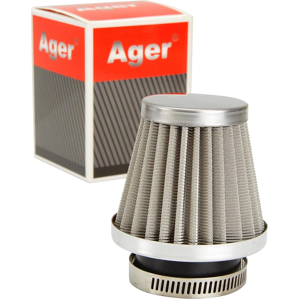 Ager 42mm Power Filter, Stainless Steel, General Purpose, 4 Pieces