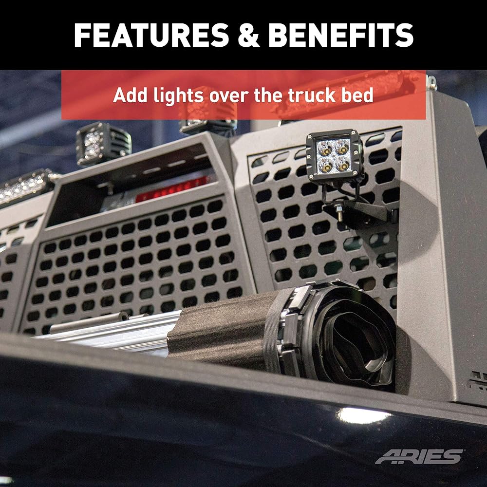 ARIES 1110311 Head Ash Rack Light Mount Bracket