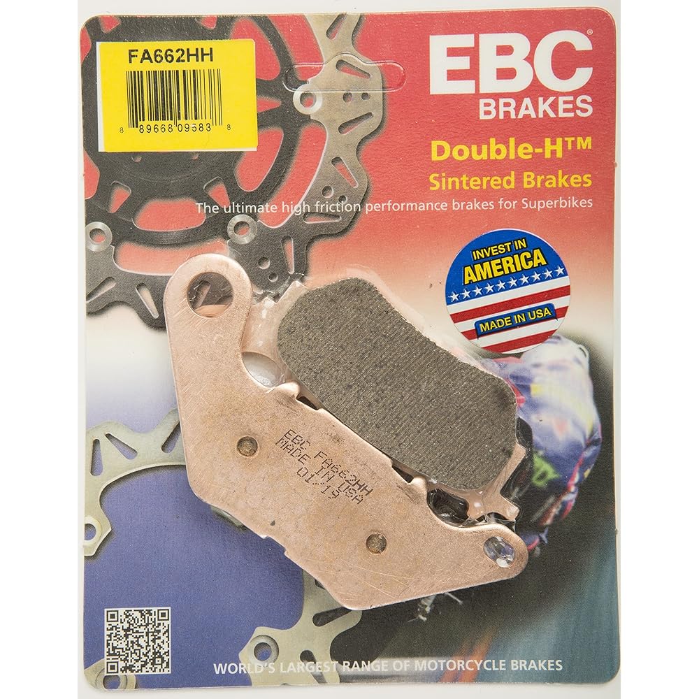 EBC BRAKES FA662HH Double H Series Cit Disk Brake Pad Black 1x1x1