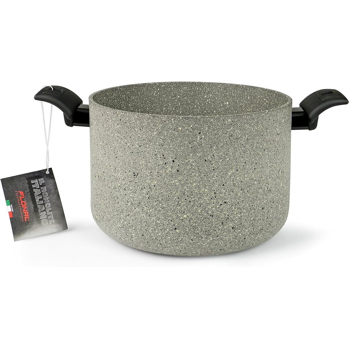 Flonal Frying Pan - Stock pot 24 IL MONOLITE ITALIANO Stone Effect MITPE2490