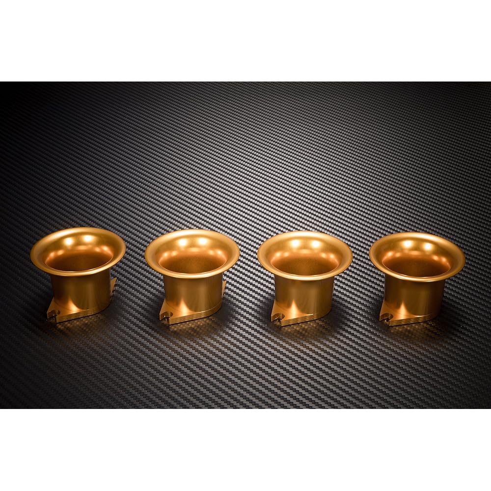 U-KANAYA Aluminum Billet Air Funnel Gold FLGD for FCR Large Body