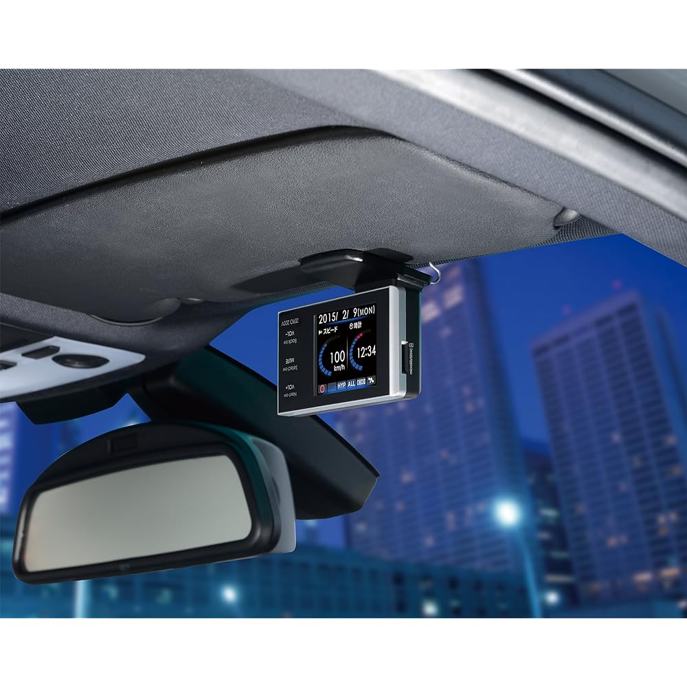 Comtech Radar Detector with 2.2 inch LCD Compact Body Ultra High Sensitivity GPS ZERO 200V