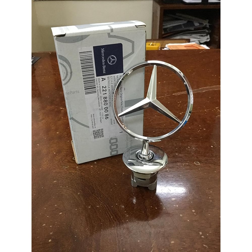 Genuine Mercedes-Benz W221 W211 W212 W204 Hood Hood Mascot 2218800086
