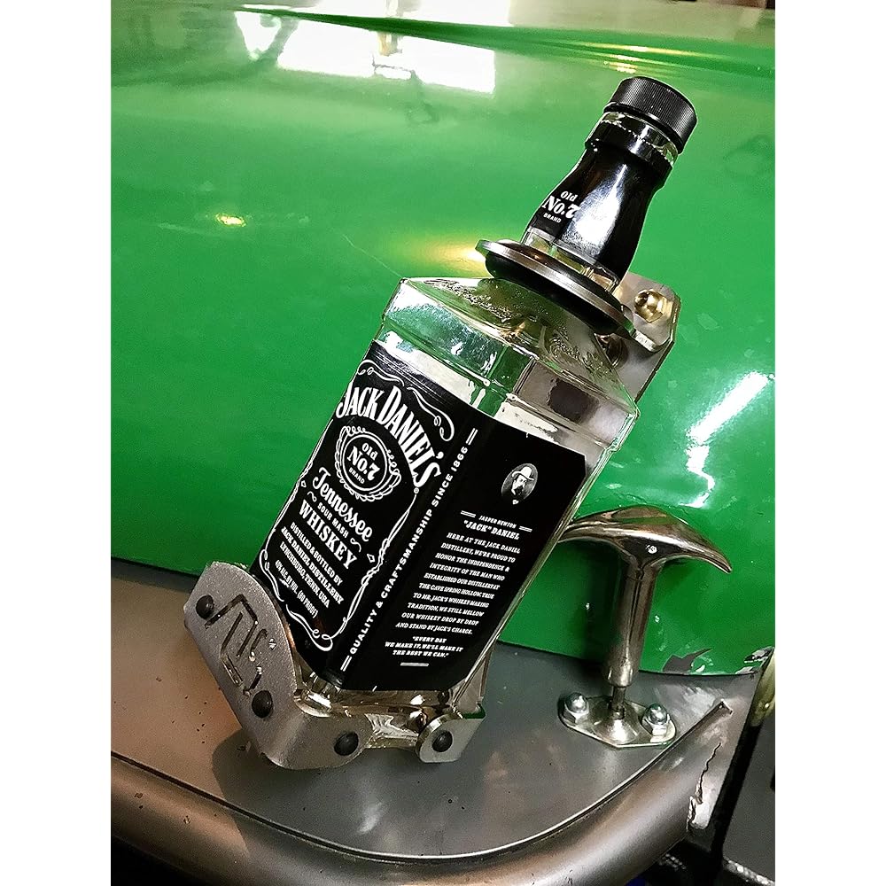 JD Coolant Catch -Change Jack Daniel's whiskey into a coolant catch or a radiator (antifreezy) overflow -ideal for project cars, classic cars, hot rods, rod rods, and rock crawlers.
