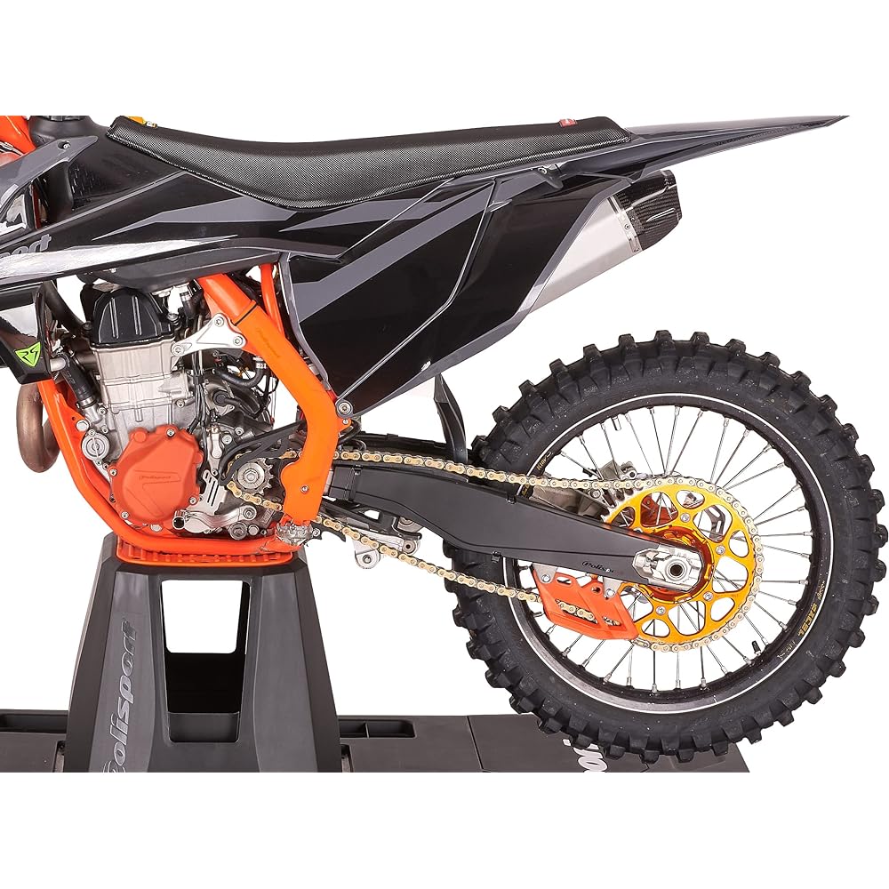 Polisport Swing Arm Protector (Black) 08-21 For YAMAHA YZ250