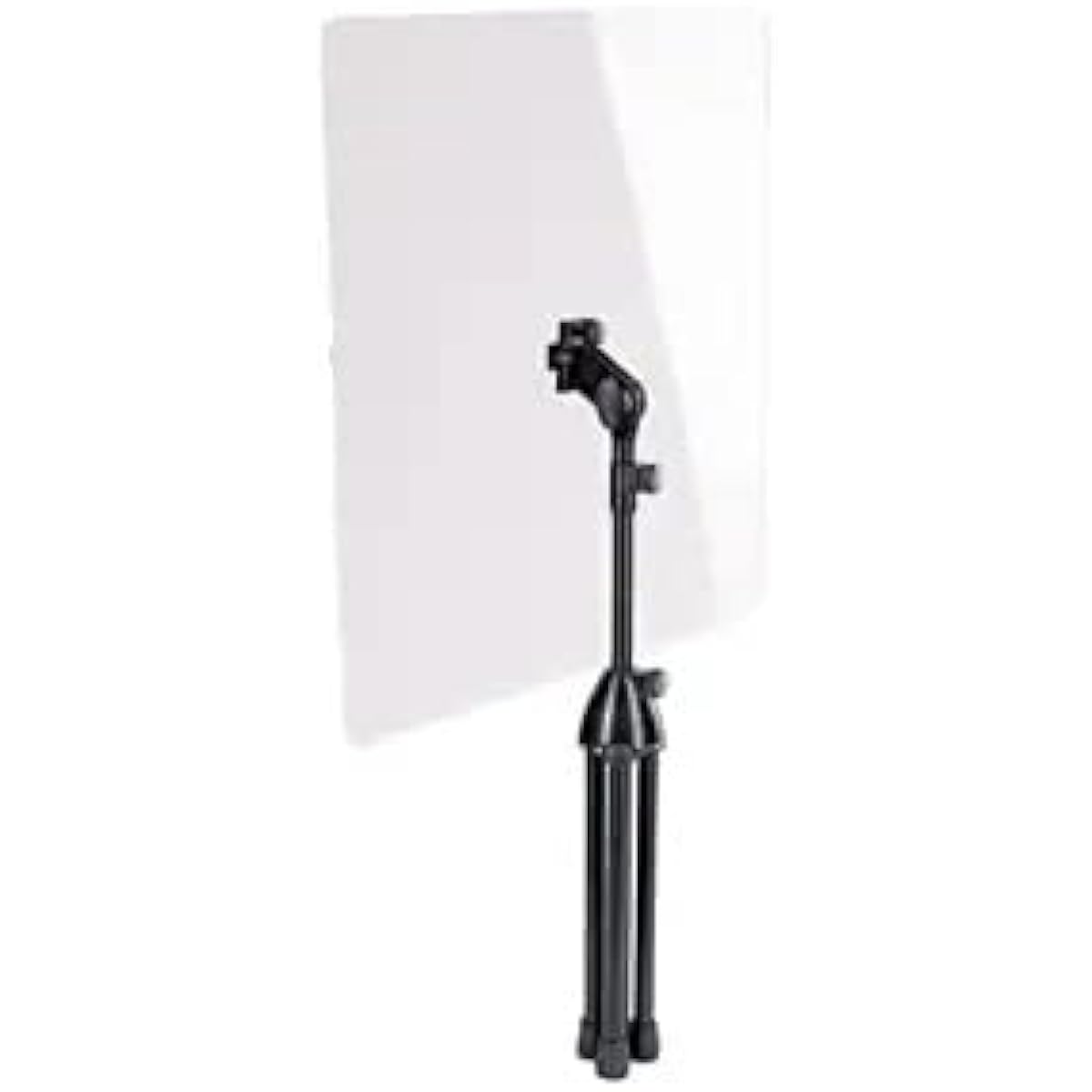 K&M Transparent Acrylic Glass Stand PROTECTIVE SHIELD WITH STAND - black