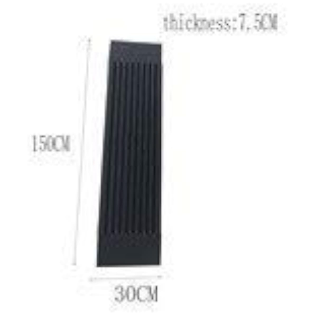 Black Acoustic Panel, Drum Room Piano Room Sound Absorbing Cotton Recording Studio Wall Soundproofing Foam Size: 150 30CM