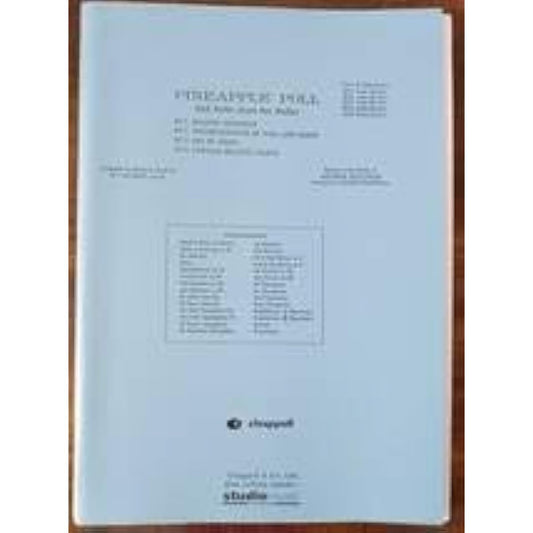 Wind Orchestra Score Arthur Sullivan Pineapple Pole Suite No. 2 C. Mackerras & W. J. Duthoit Score & Parts Set