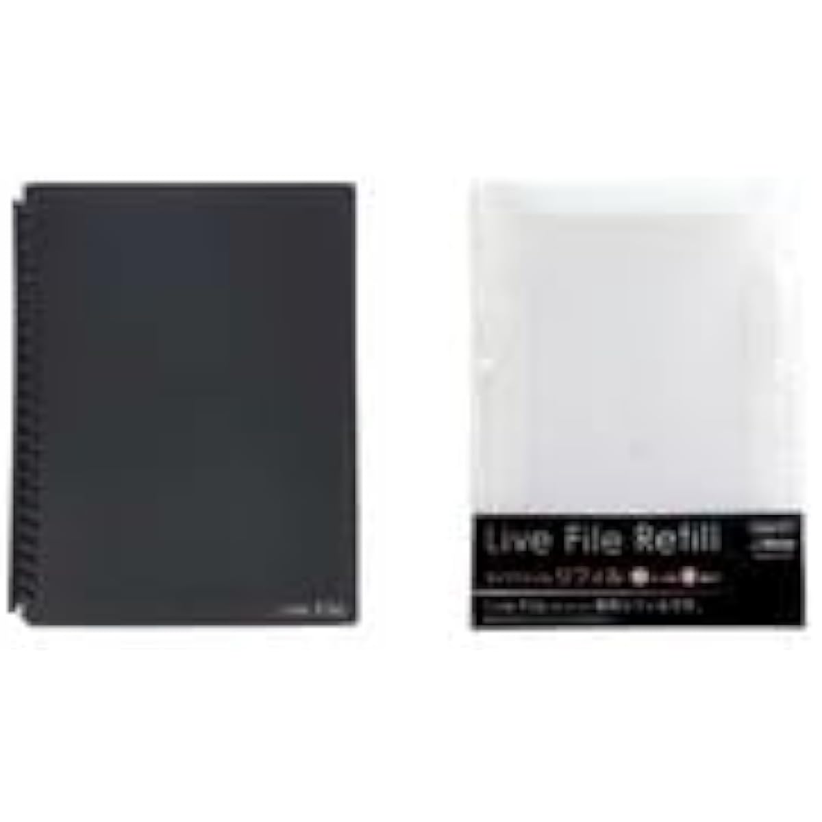 J.Note Live File AL-LF-01 Live File Music Sheet Storage File Set with 3 Refills (12 Pages)