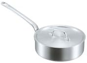 EBM Aluminum S-type shallow type one-handed pot 27cm