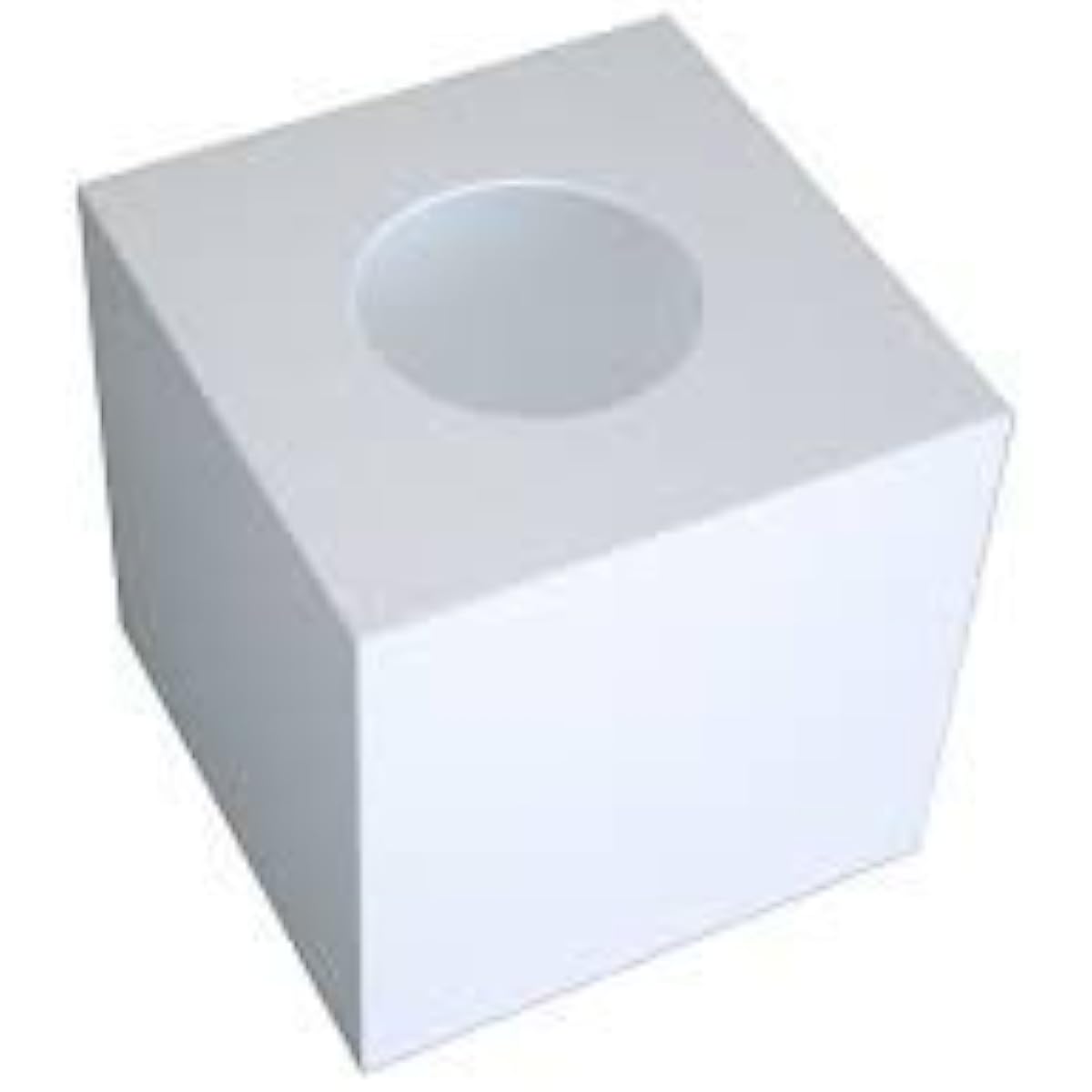 Acrylic lottery box, white (W200 x D200 x H200)