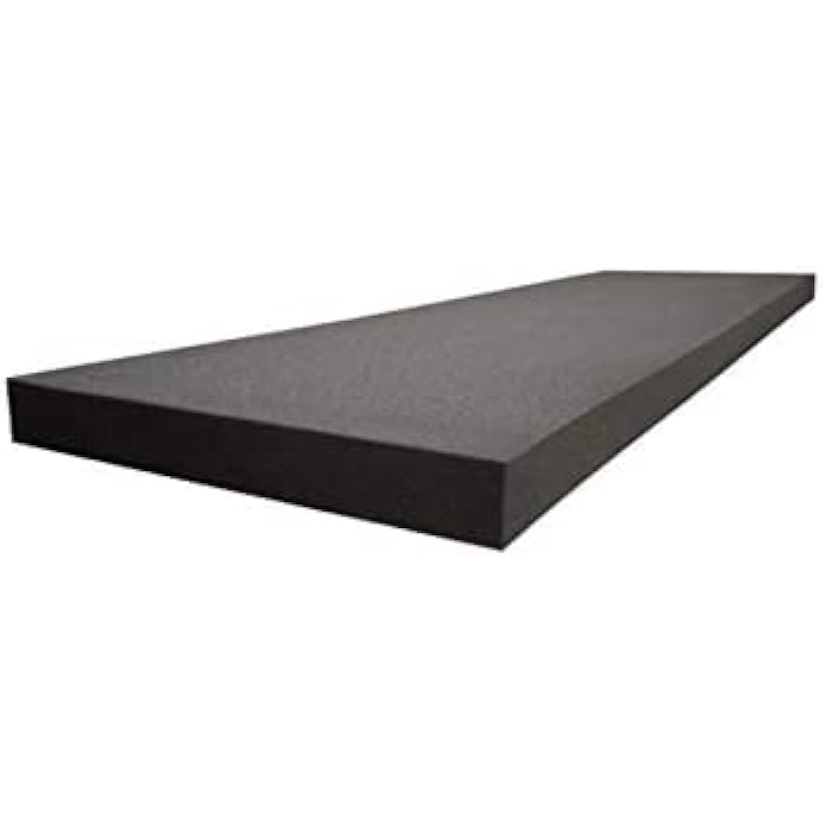 IZO All Supply Soundproofing Foam Sheet 1" x 24" x 72" Charcoal Upholstered Foam Pad Studio Soundproofing Pad Packing Foam Daybed Chair Cushion Foam Mattress Topper