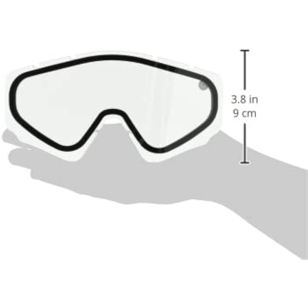 [SWANS] Made in Japan Dirt Goggle Spare Lens L-RUSH-DH CLA Clear Anti-fog Double Lens for MX-RUSH