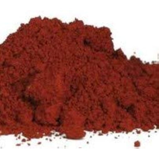 Red Iron Oxide - Pigment for Concrete, Clay, Lime, Plaster, Gypsum, Stone, Natural Paint Products (1 kg | 2.2 lbs)