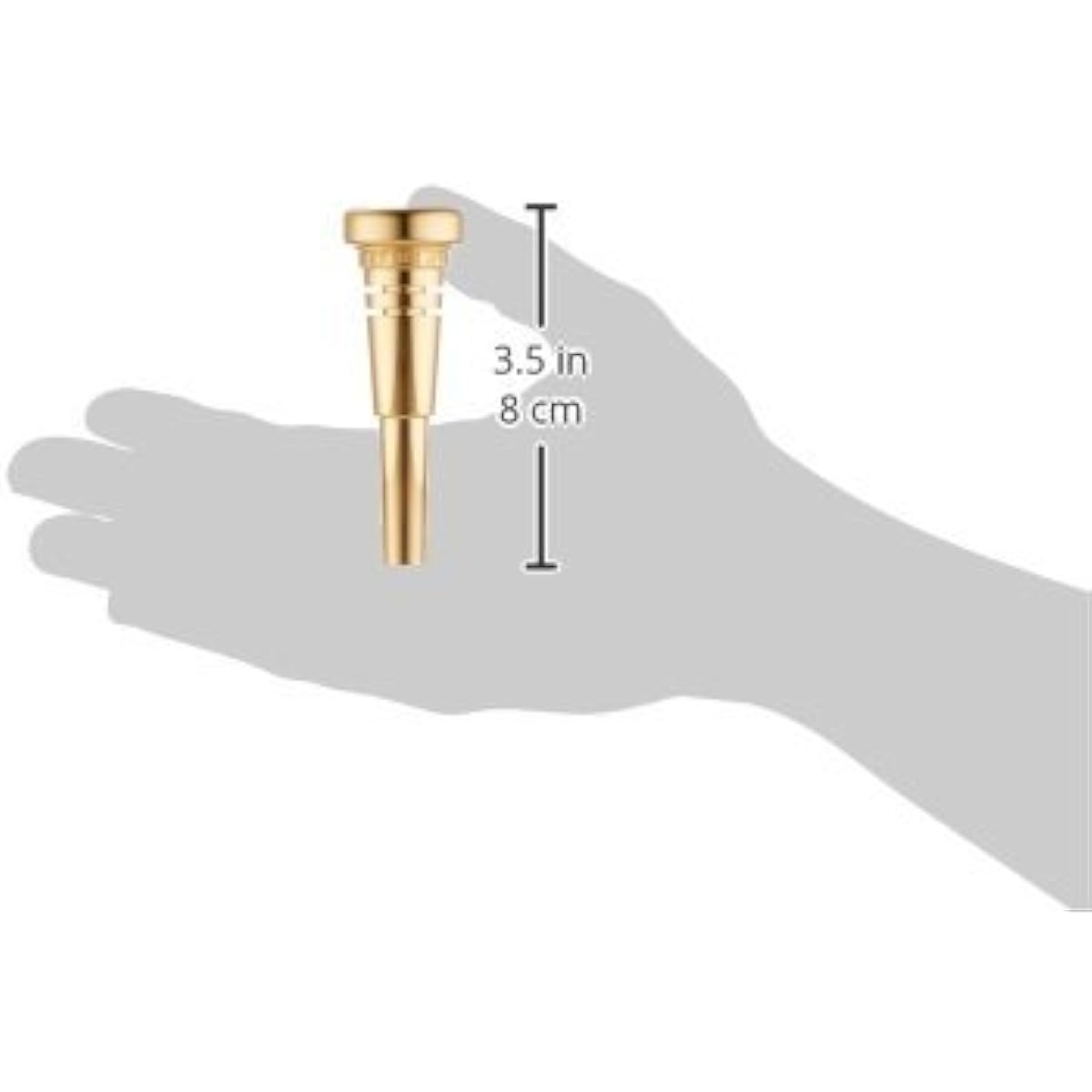 Best Brass Trumpet Mouthpiece 3B Gold Plated Finish