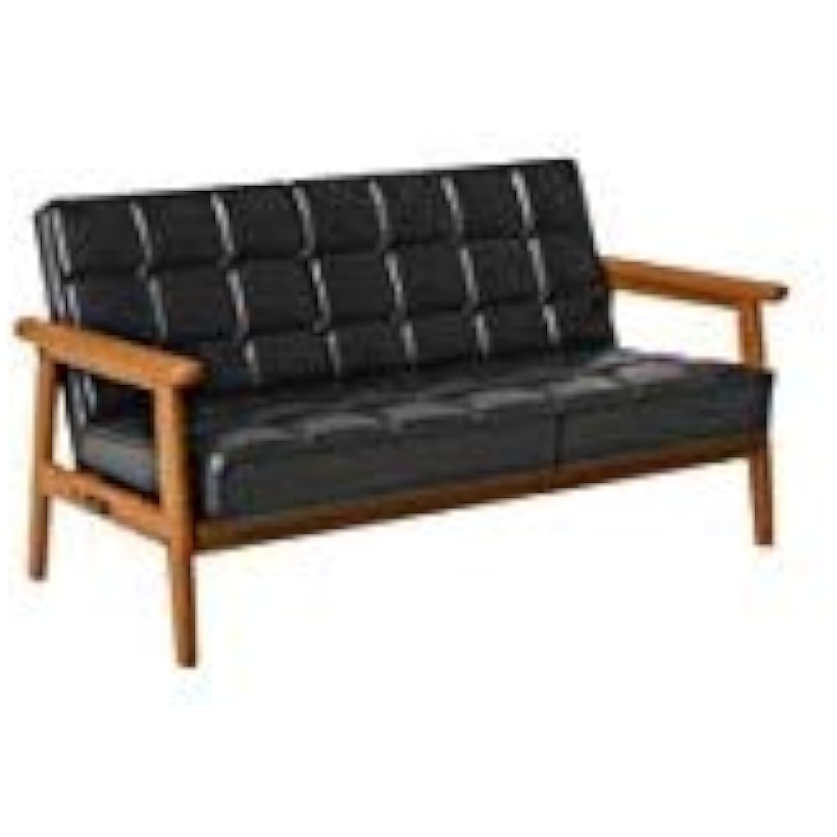 Karimoku 60 Miniature Furniture [K Chair 2 Seater Black (single item)]