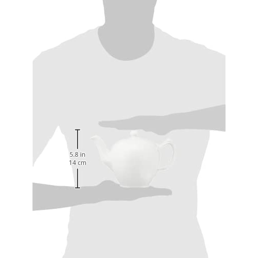 [Regular Imported Product] Royal Copenhagen White Fluted Teapot 700ml Wedding Gift 1017386