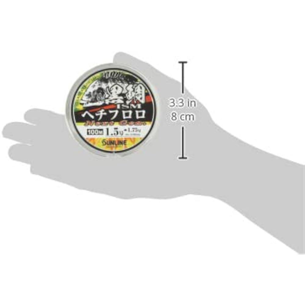 SUNLINE Fluorocarbon Line Black Sea Bream Ism Hechi Fluoro NextGen 100m Clear & Orange & Yellow G