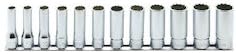 Yamashita Industrial Research Institute Koken 3/8 (9.5mm) SQ. 12-sided deep socket rail set 12 pieces RS3305M/12