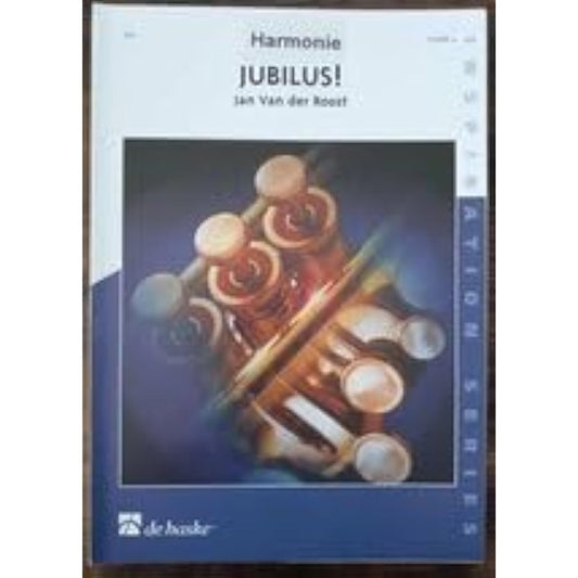 Wind orchestra score Jan Vanderroost Jubilas Listenable Score and part score set