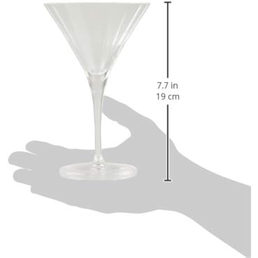 Luigi Bormioli Cocktail Glass Clear 260ml Martini LU29 Set of 4