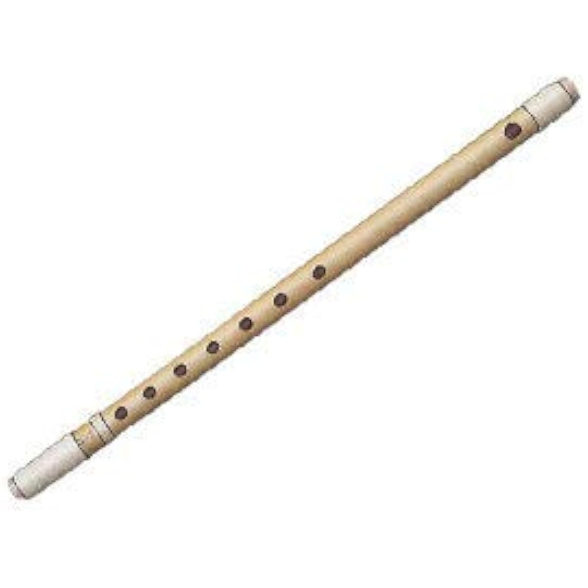 Shishida Takekei Shinobue for Ohayashi, for Festivals, 6 Holes, 7 Holes, 4 Tunes, Rattan Double Winding