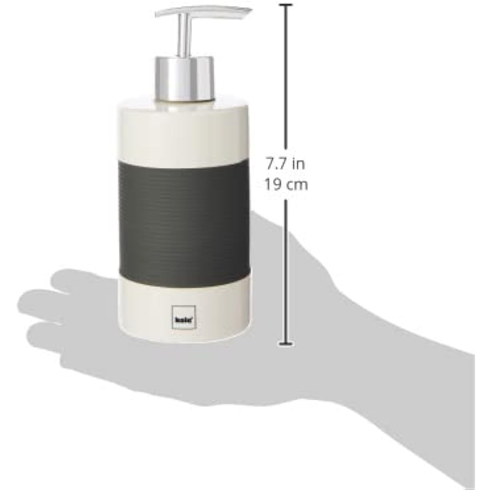 Kela Soap Dispenser Size:∅7×H17cm Gray Laletta 22437