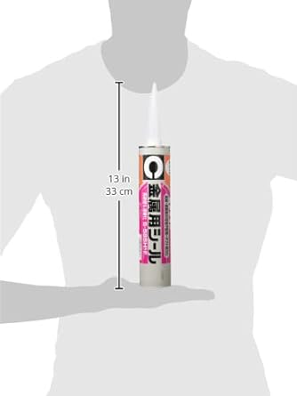 Cemedine High Hardness Type Sealing Material for Metal S585HF 333ml Cartridge White SE-114 Set of 10