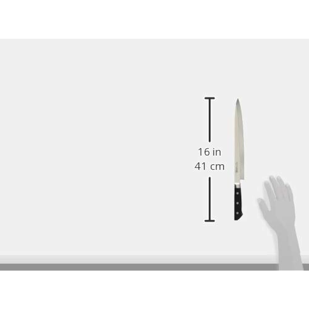 Kataoka Seisakusho Yanagiba Knife Silver 240mm Made in Japan Brieto-M9pro Molybdenum Vanadium Steel M921