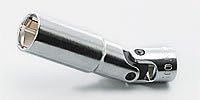 Koken 3/8(9.5mm)SQ. Universal Spark Plug Socket (with Clip) 14mm 3340C-14