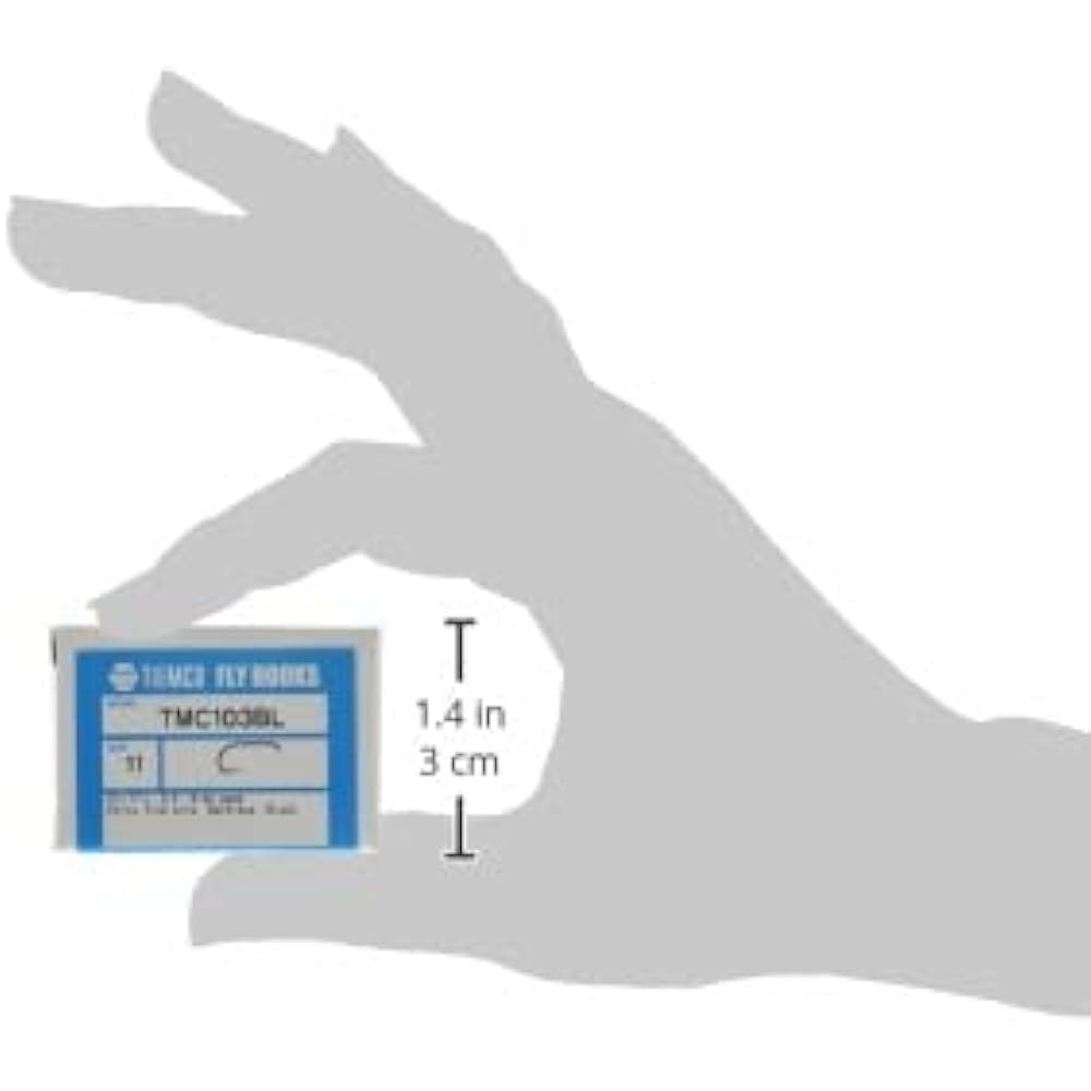 TIEMCO Fly Hook Q100 TMC103BL No. 15