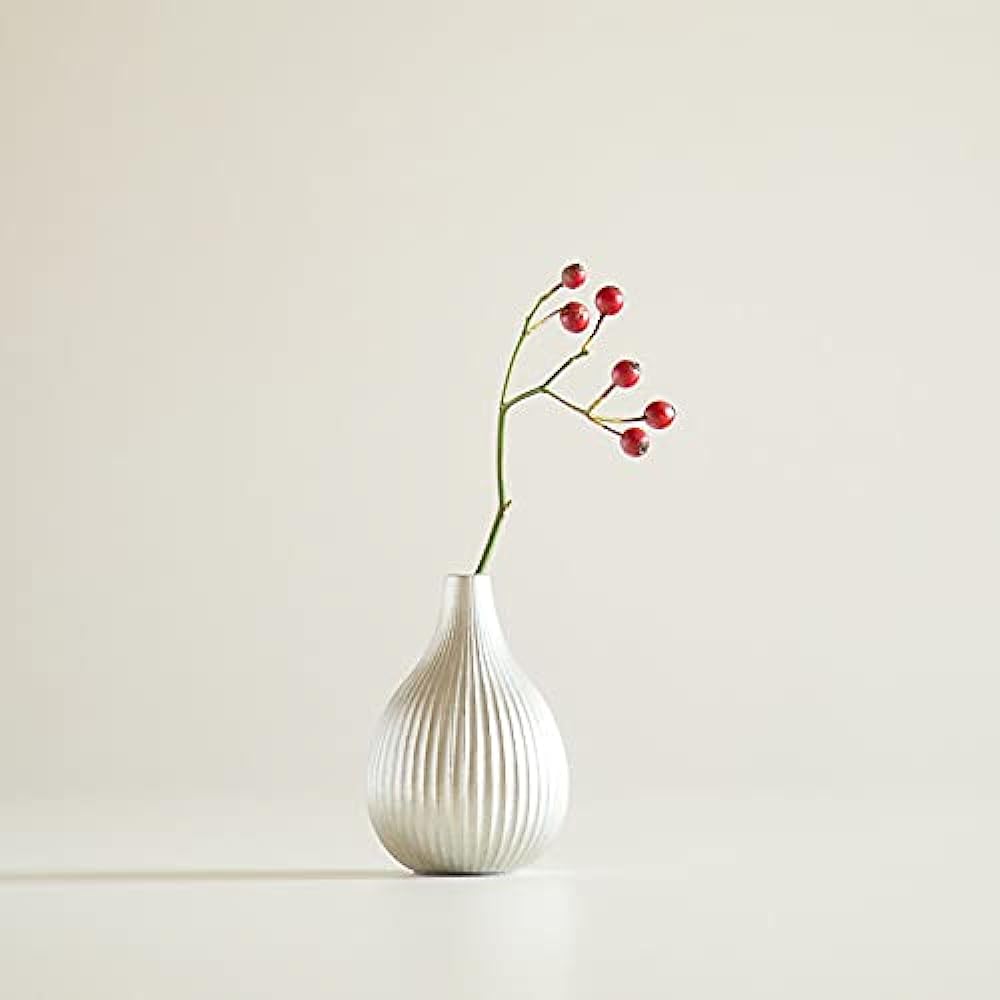 Nousaku Flower vase - suzu - Fig [100% tin] 505100