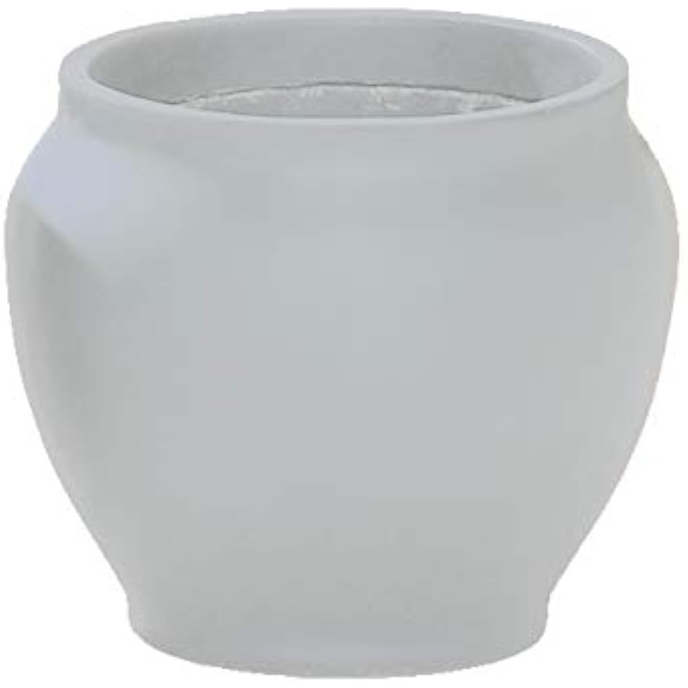 Yamato Plastic Pot Cover & Pot Flower Pot Bottom Perforated φ460 x H380 T-46 White