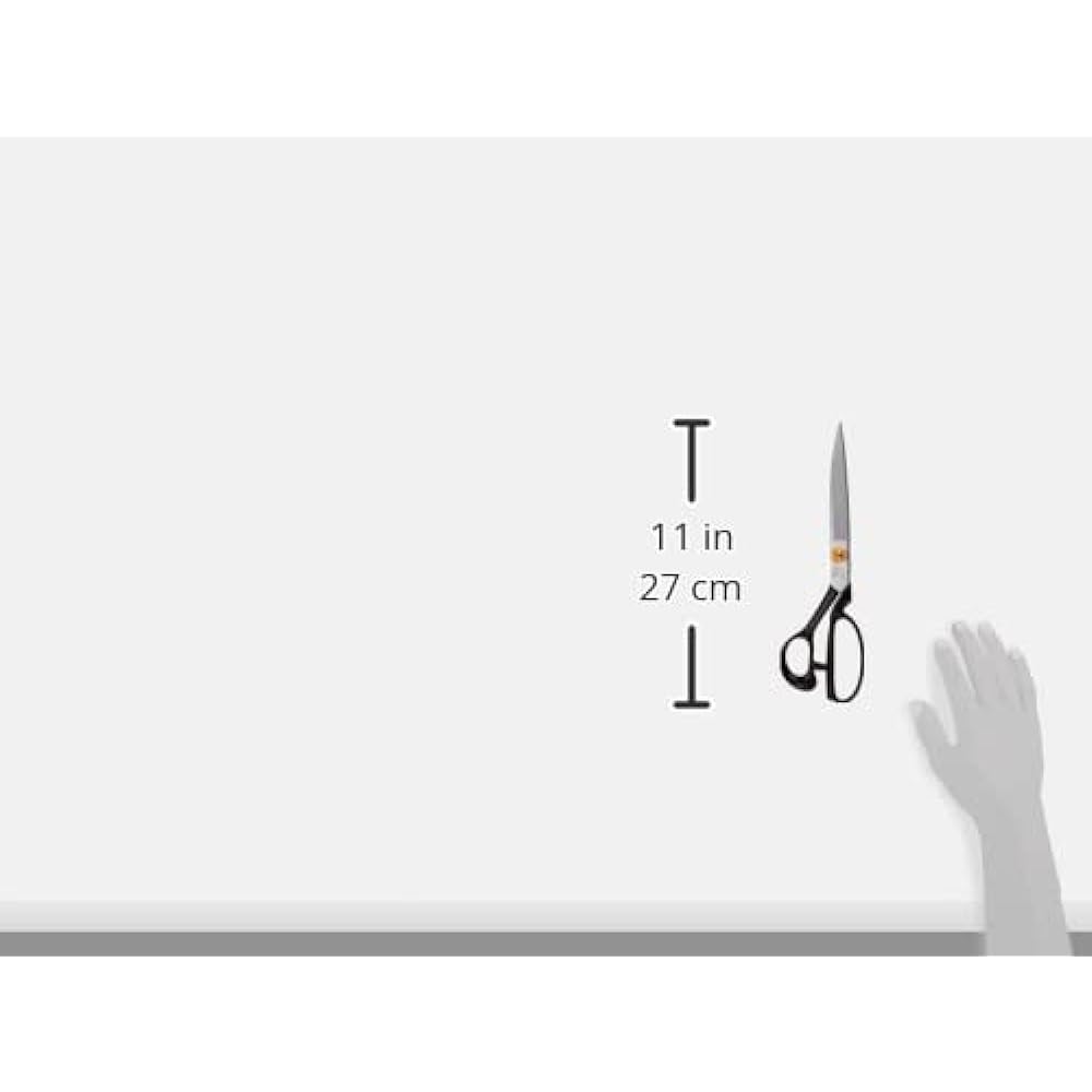 Diamond Wood Dressmaking Scissors Silver - 260mm