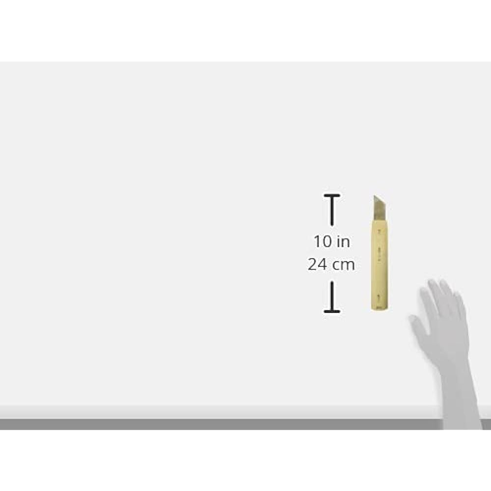 Kawasei Hamono Kogyo Professional Chisel CJ12 Seal Knife Left 24mm Body: Depth 2cm Body: Height 23cm Body: Width 3.5cm