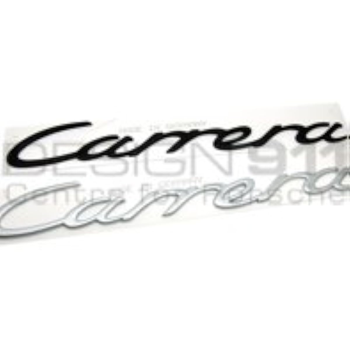 Carrera Rear Badge 26cm Porsche 996 / 997 (Black Carrera Badge)