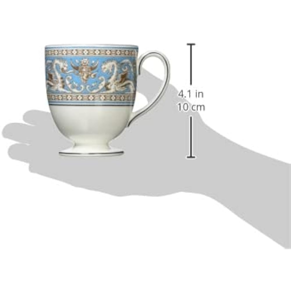 Wedgwood [Regular Import] Wedgwood Florentine Turquoise Mug (Lee) Wedding Gift Present 50102609466