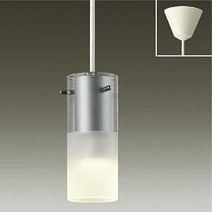 DAIKO LED Small Pendant Light with Lamp, LED Bulb 4.2W (E17), Bulb Color, 2700K, For Duct Installation, Silver DPN-37502