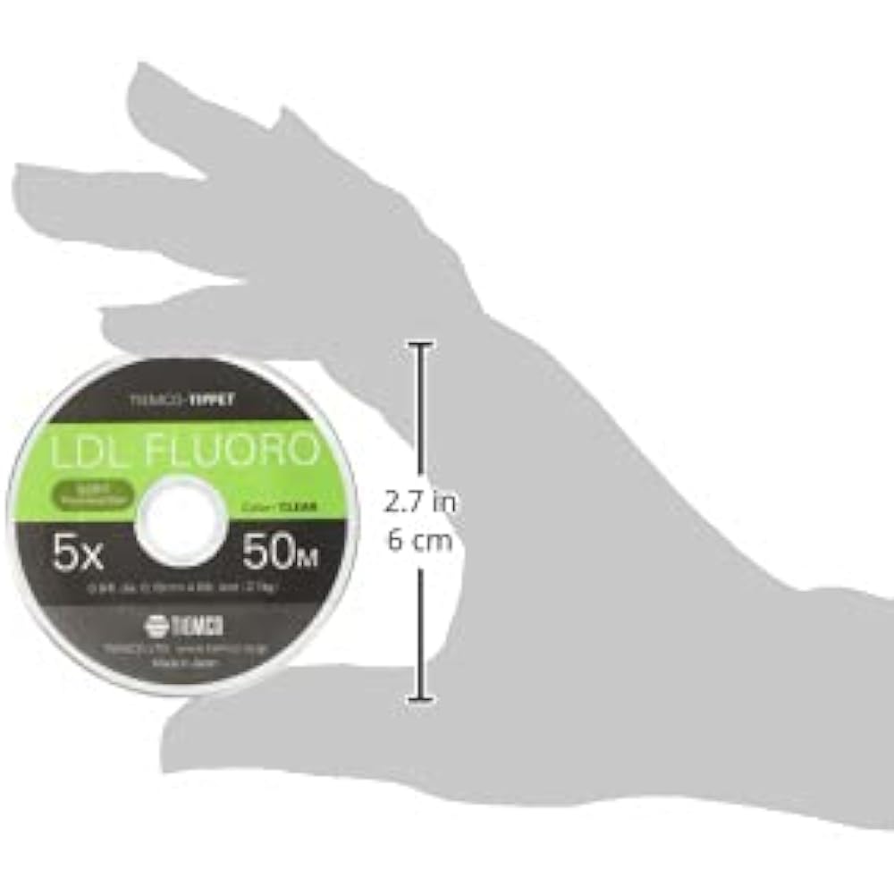 TIEMCO LDL Fluorocarbon Tippet Material LDL Fluorocarbon Tippet